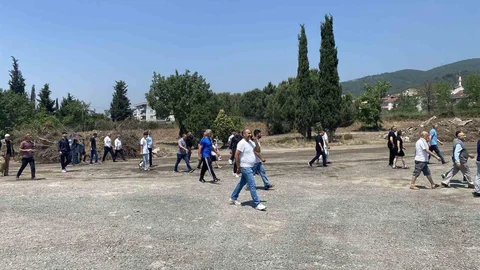Kocaeli'de Tır Parkı Protestosu