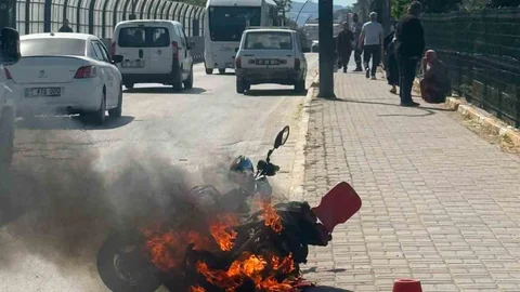 Elektrikli Bisiklet Yangını Balıkesir'de Meydana Geldi