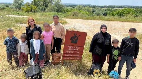 Edirne'de Düzensiz Göçmen Yakalandı