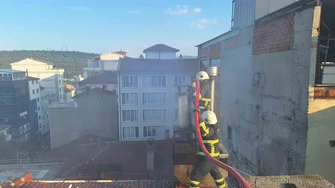 Bilecik’te Restoran Bacasında Yangın Çıktı