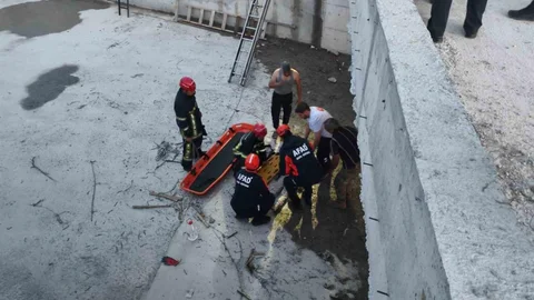 Kayseri'de Bisiklet Kazası Kurtarma Operasyonu