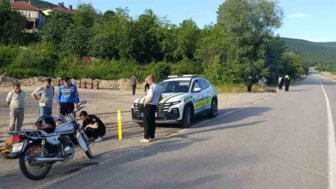 Kastamonu'da Motosiklet Kazası