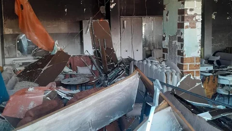 Reyhanlı'da İş Yeri Yandı