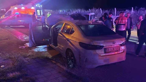 Tekirdağ’da Trafik Kazası: 4 Yaralı