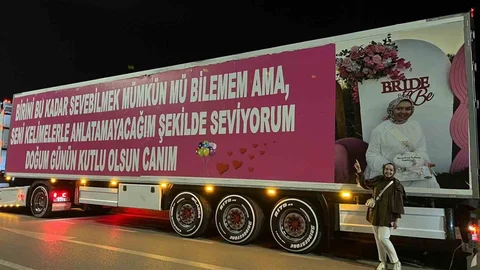 Bursa'da Eşine Sürpriz Doğum Günü