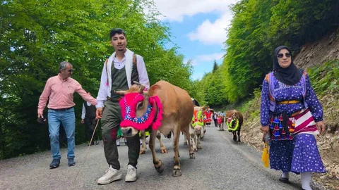 Trabzon'da Geleneksel Yayla Göçü Başladı