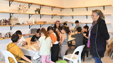 Bahadın'da Çocuklara Sanatla Destek