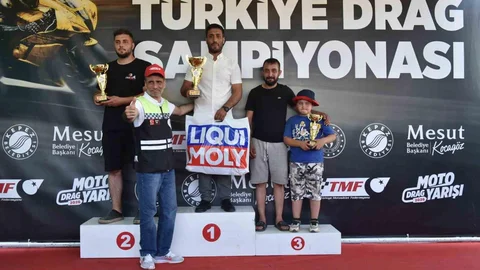 Kepez'de Motodrag Şampiyonası Tamamlandı