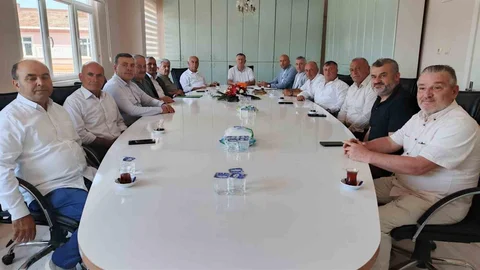 Bafra'da Ziraat Odası Başkanları Toplandı