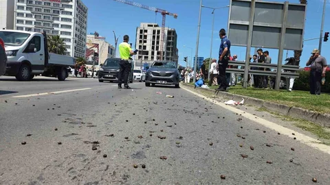 Samsun'da Yaya Kazası