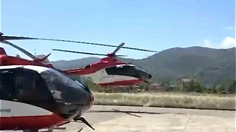Samsun'da Ambulans Helikopterle Hasta Nakli