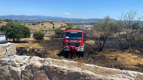 Ayvacık'ta Ev Yangını Kontrol Altına Alındı