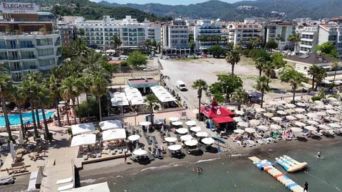 Marmaris'te Halk Plaj Kafe İlgi Görüyor