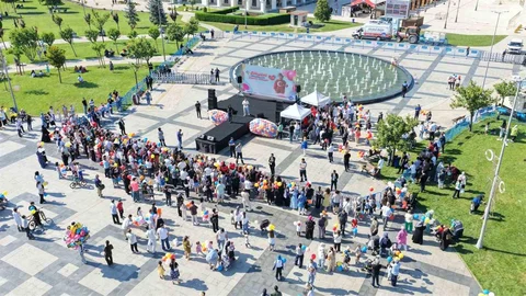 Sancaktepe'de Metehan Bebek İçin Balonlar Gökyüzüne Uçtu