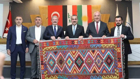 Irak Kürt Heyeti Van TSO'yu Ziyaret Etti