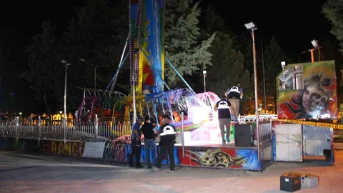 Amasya'da Lunaparkta Ölümcül Kaza