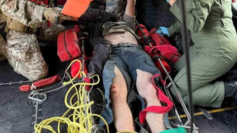Çorum'da Dağda Kaybolan Şahıs Kurtarıldı