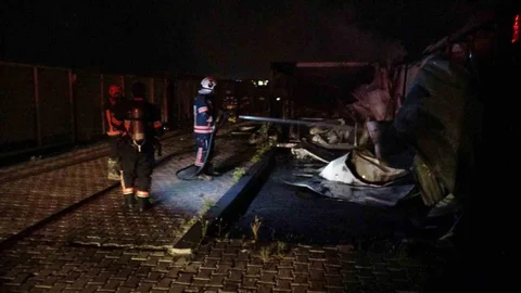 Malatya'da Yangın Panik Yarattı