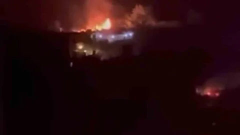 Bursa'da Bağ Evi Yangını