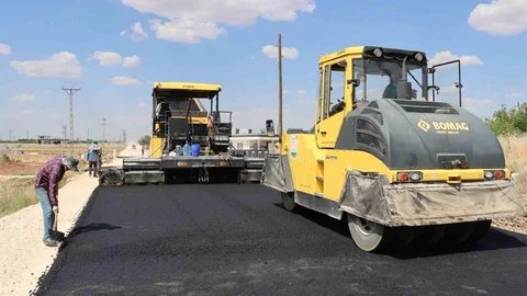Şanlıurfa'da Asfalt Çalışmaları Devam Ediyor