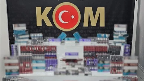 Isparta'da Kaçak Sigara Kartuşu Operasyonu