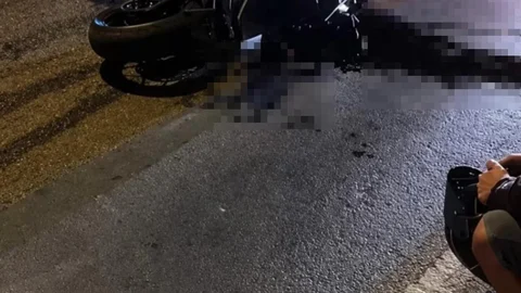 İzmir'de Motosiklet Kazası