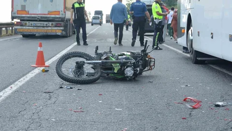 Ordu'da Motosiklet Kazası
