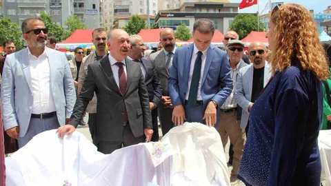 Çorum'da El Emeği Ürünler Sergilendi