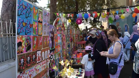 Şahinbey'de Miniklerden Büyük Sergi