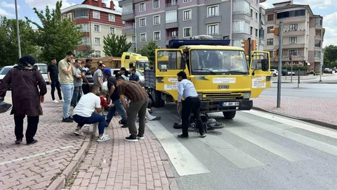 Konya'da Elektrikli Bisiklet Kazası