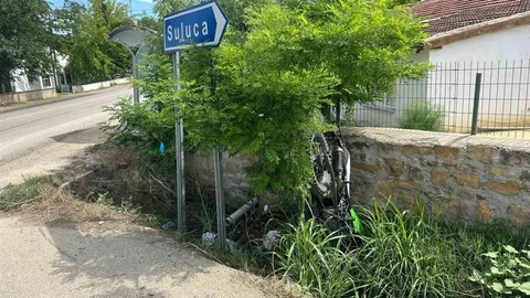 Keşan'da Motosiklet Kazası