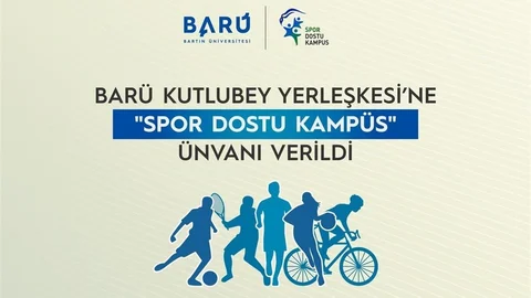 Bartın'da Spor Dostu Kampüs Ünvanı Verildi