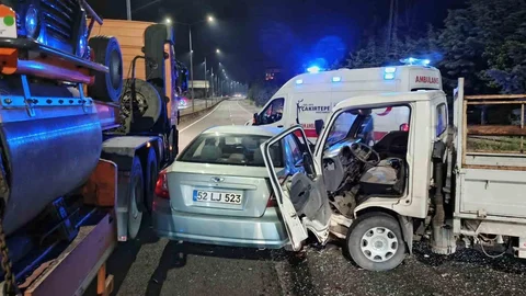 Ordu'da Trafik Kazası: 1 Ölü, 1 Yaralı