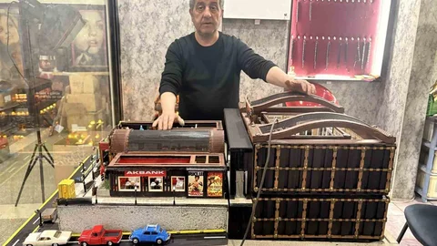 Erzurum'da Atık Malzemelerle Sanat Eseri