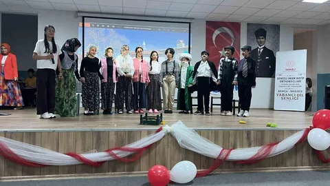 Denizli'de Yabancı Dil Festivali Heyecanı