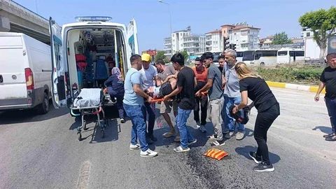 Motosikletli Kaza Antalya’da Yaşandı