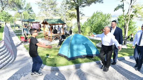 Kayseri'de Sarımsaklı Barajı İncelemesi