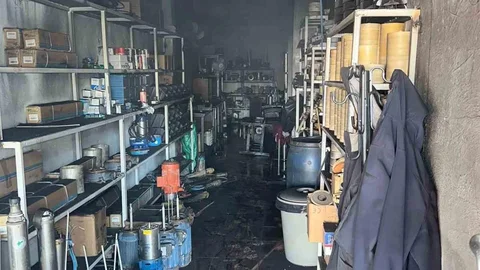 Diyarbakır'da Yangın Çıktı