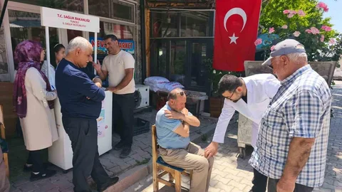 Çemişgezek’te Sağlık Taraması Yapıldı
