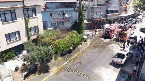Balıkesir'de Çardak Yangını Paniğe Neden Oldu