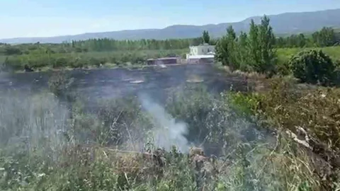 Mersin Mut'ta Bahçe Yangını