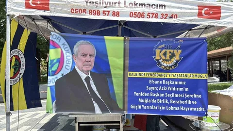 Muğla'da Aziz Yıldırım İçin Lokma Hayrı Yapıldı