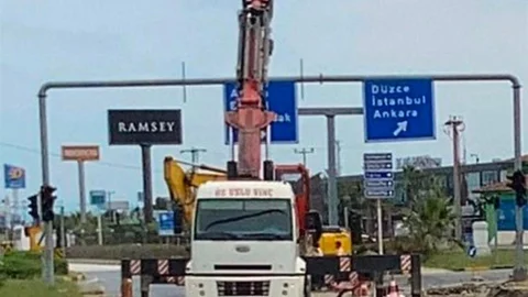 Düzce'de Trafik Akışında Değişiklik Yapıldı