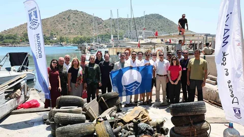 Akyarlar'da Deniz Temizliği Yapıldı