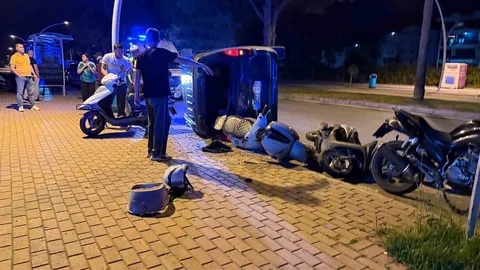 Antalya'da Trafik Kazası Meydana Geldi