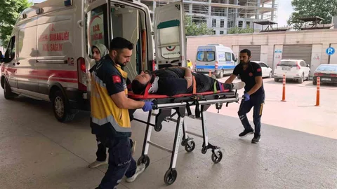 Bursa İnegöl'de Motosiklet Kazası