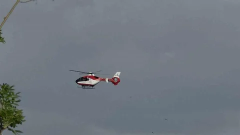 Van'da Helikopter Ambulans Harekete Geçti