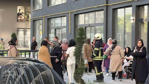 Kayseri'de 20 Katlı Binada Yangın Alarmı