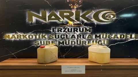 Erzurum'da Uyuşturucu Operasyonu