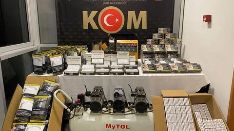 Kütahya'da Kaçakçılığa Darbe Yapıldı